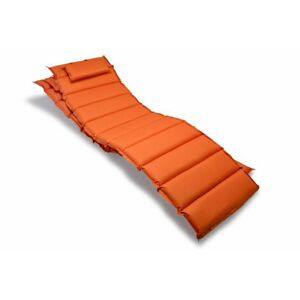 Divero 29897 Sada 2x polstrování na lehátko - oranžová