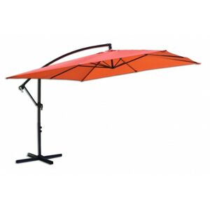 Rojaplast 3879 Čtvercový slunečník kovový - terakota 270 x 270 cm