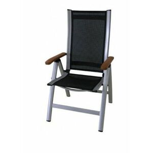 sun garden Polohovací křeslo ASS COMFORT - antracit + černá