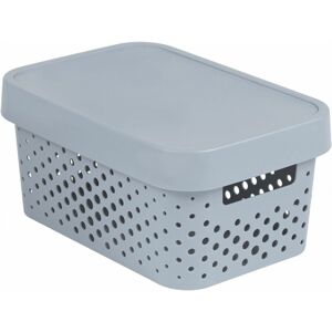 CURVER Úložný box INFINITY DOTS 4,5L - šedý R41569