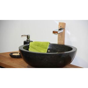 Indera Gemma 501 Ø45 cm Black Kamenné umyvadlo leštěný mramor 55400
