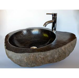 Indera The Lavabo Slice Avocado 57039 Umyvadlo z přírodního říčního kamene
