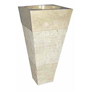 Indera Pedestal Cream IDS 141 Volně stojící kamenné umyvadlo 57084
