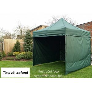 Tradgard PROFI STEEL 57118 Zahradní párty stan 3 x 6 - tmavě zelená