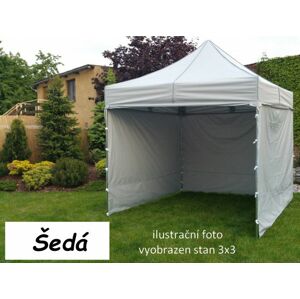 Tradgard PROFI STEEL 57121 Zahradní párty stan 3 x 6 - šedá