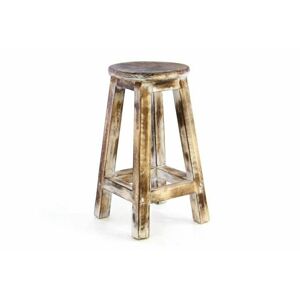 Divero Designová vintage stolička opálená 50 cm