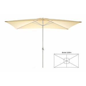 Garthen 6305 Zahradní slunečník - obdélníkový 2x3 m - champagne