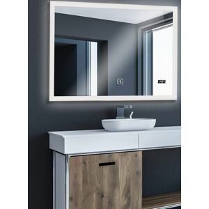 Aquamarin Koupelnové zrcadlo s LED osvětlením, 80 x 60 cm 77489