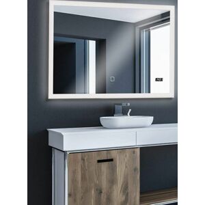 Aquamarin zrcadlo s LED osvětlením, 100 x 80 cm 77490