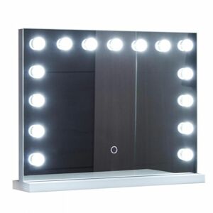 Aquamarin Koupelnové LED zrcadlo Hollywood, 58 x 43 cm 80793