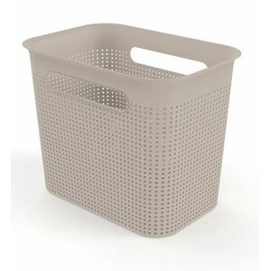 Rotho 91287 Úložný box BRISEN 7 L, plast, cappuccino